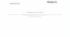 Desktop Screenshot of fatimalib.com