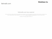 Tablet Screenshot of fatimalib.com
